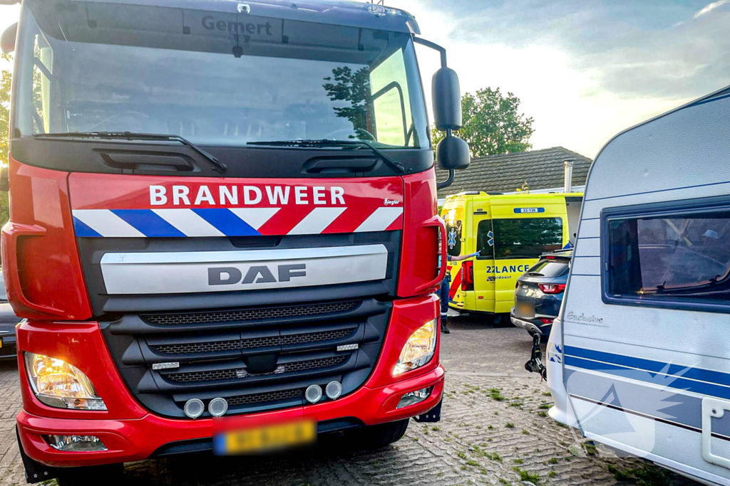 Persoon gewond bij ongeval met gevaarlijke stoffen