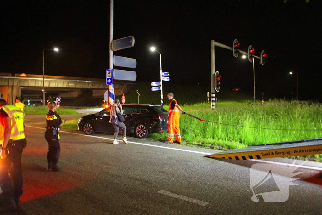 Ongeval zorgt voor afsluiting van rijstroken