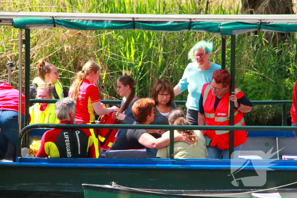 Reddingsbrigade oefent aanvaring met gewonden