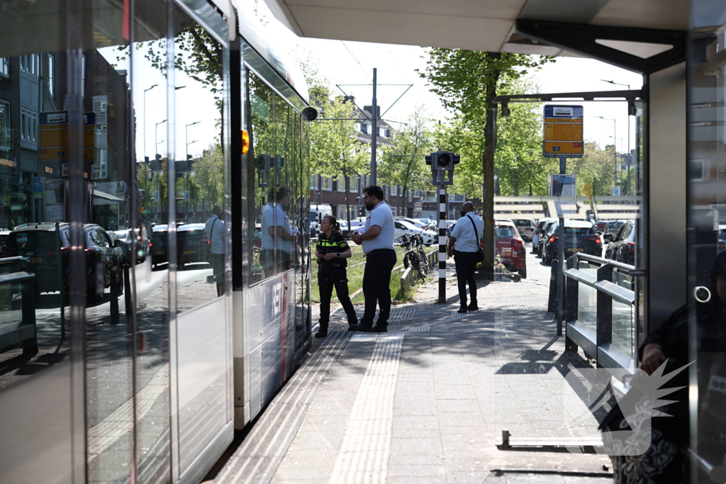 Verstoringen in tramverkeer door aanrijding