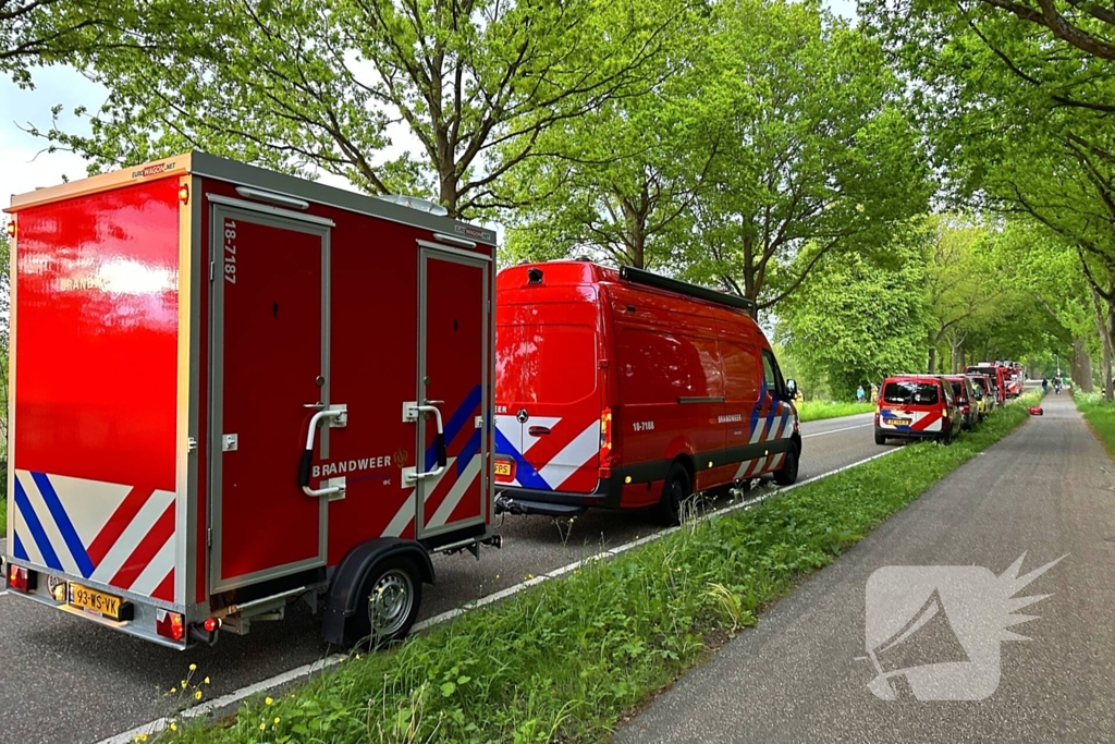 Grote brandweer inzet bij natuurbrand