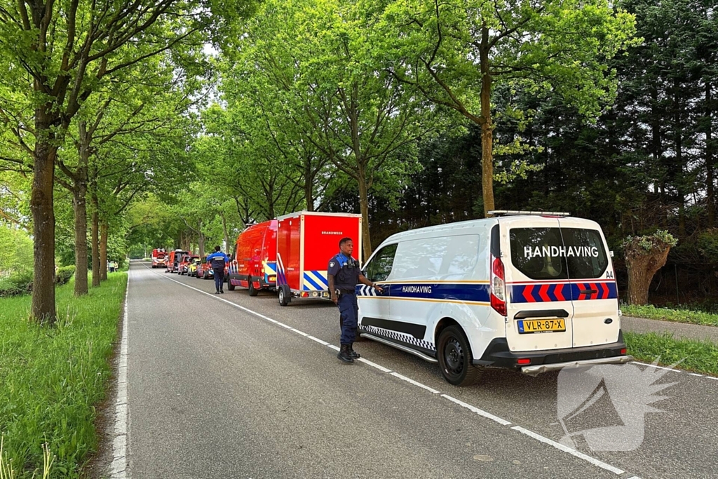 Grote brandweer inzet bij natuurbrand