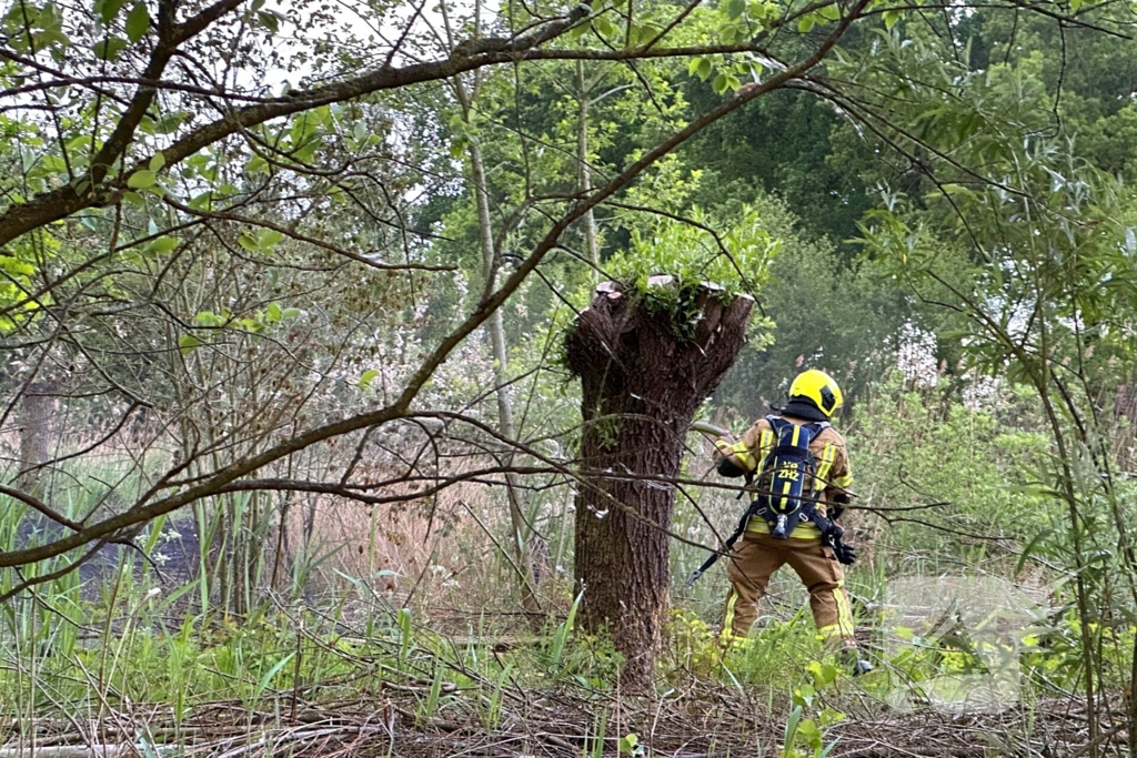 Grote brandweer inzet bij natuurbrand