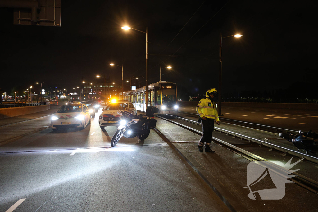 Motorrijder gewond bij eenzijdig ongeval