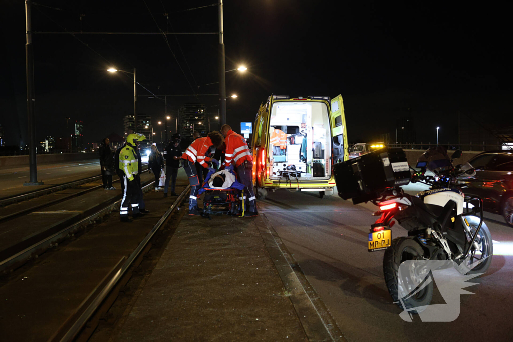 Motorrijder gewond bij eenzijdig ongeval