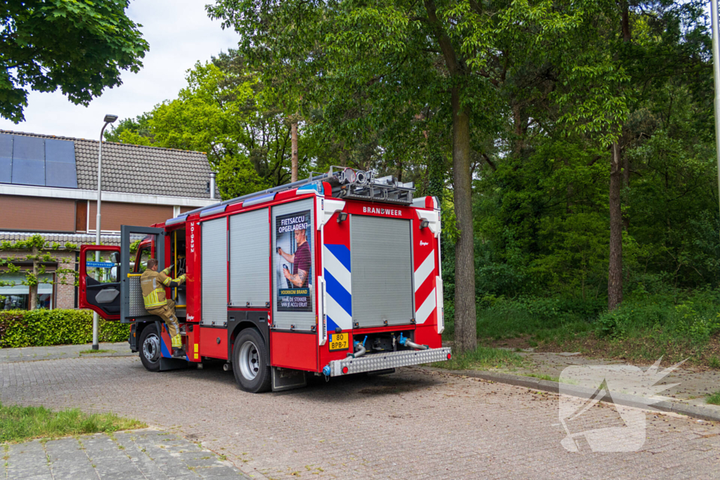 Brand in bosgebied Tilburg snel onder controle