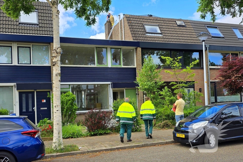 Vogel gevlogen na reddingsactie van brandweer