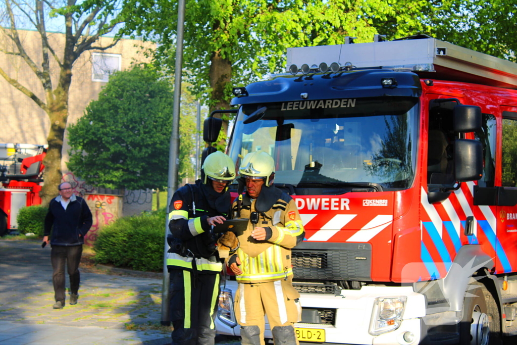 Rookontwikkeling bij brand in slooppand