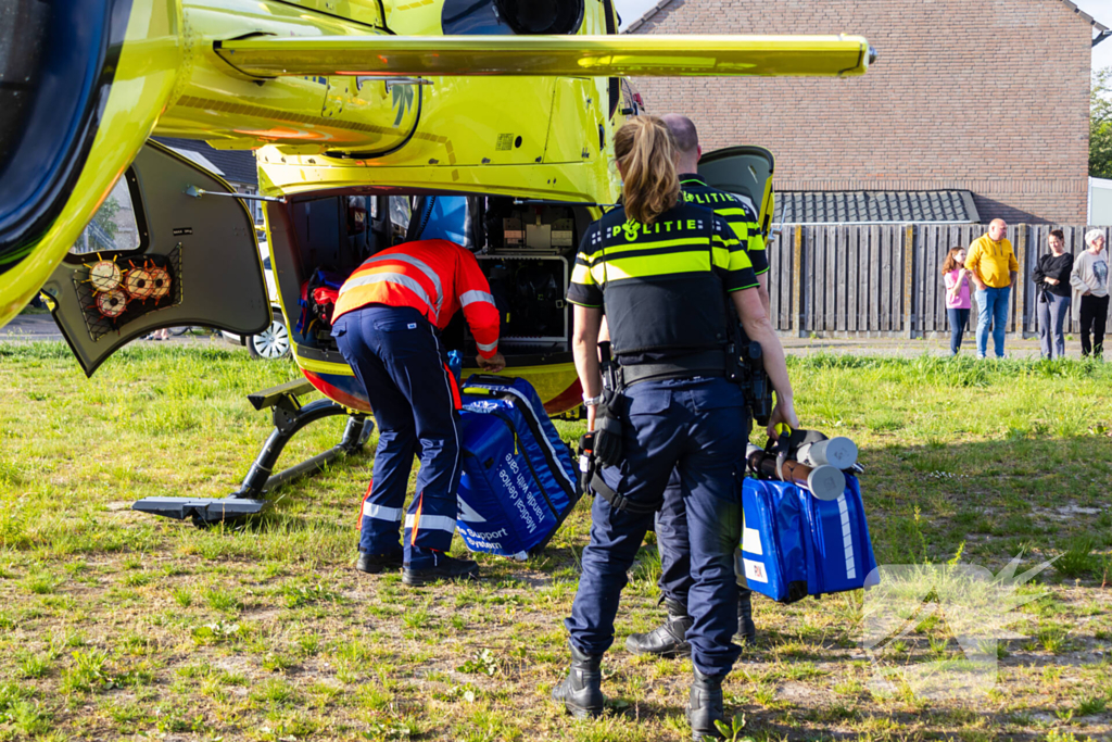 Grote inzet hulpdiensten na val van trap