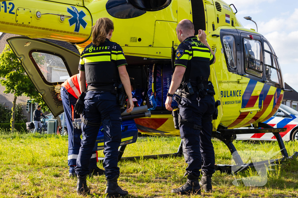 Grote inzet hulpdiensten na val van trap