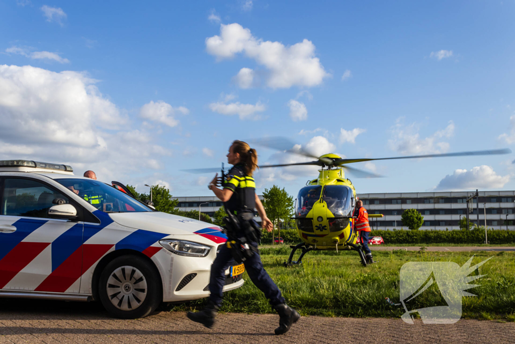 Grote inzet hulpdiensten na val van trap