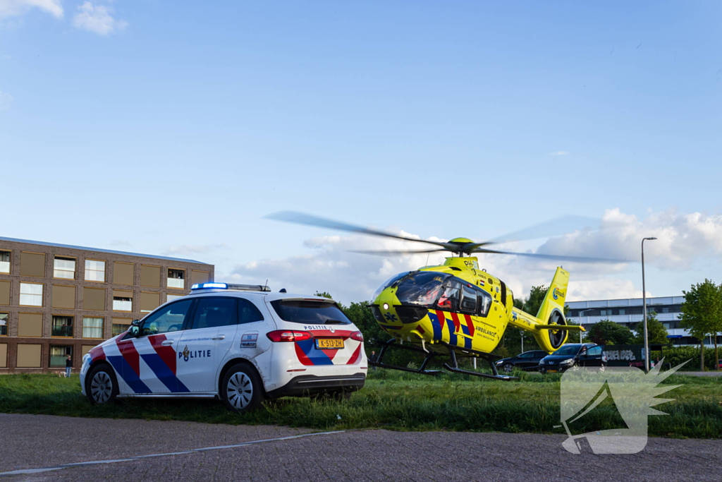 Grote inzet hulpdiensten na val van trap