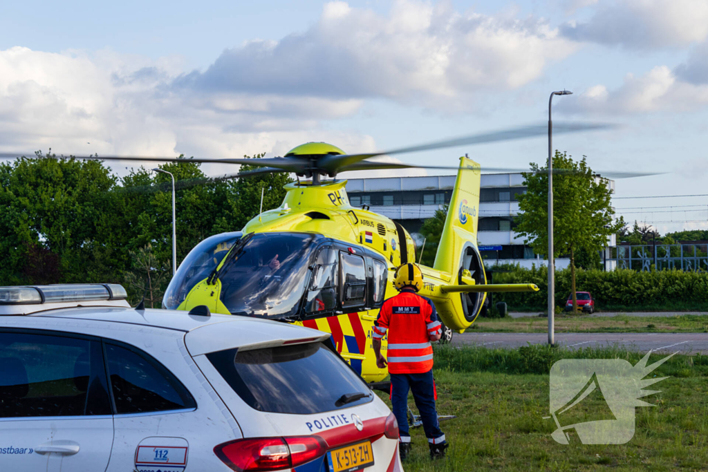 Grote inzet hulpdiensten na val van trap