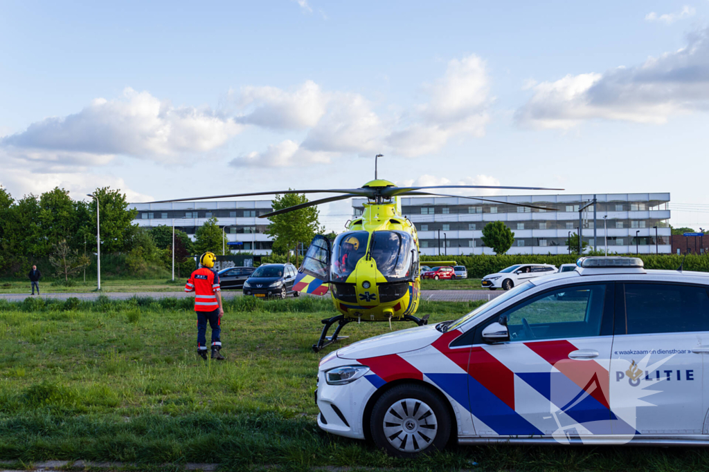 Grote inzet hulpdiensten na val van trap