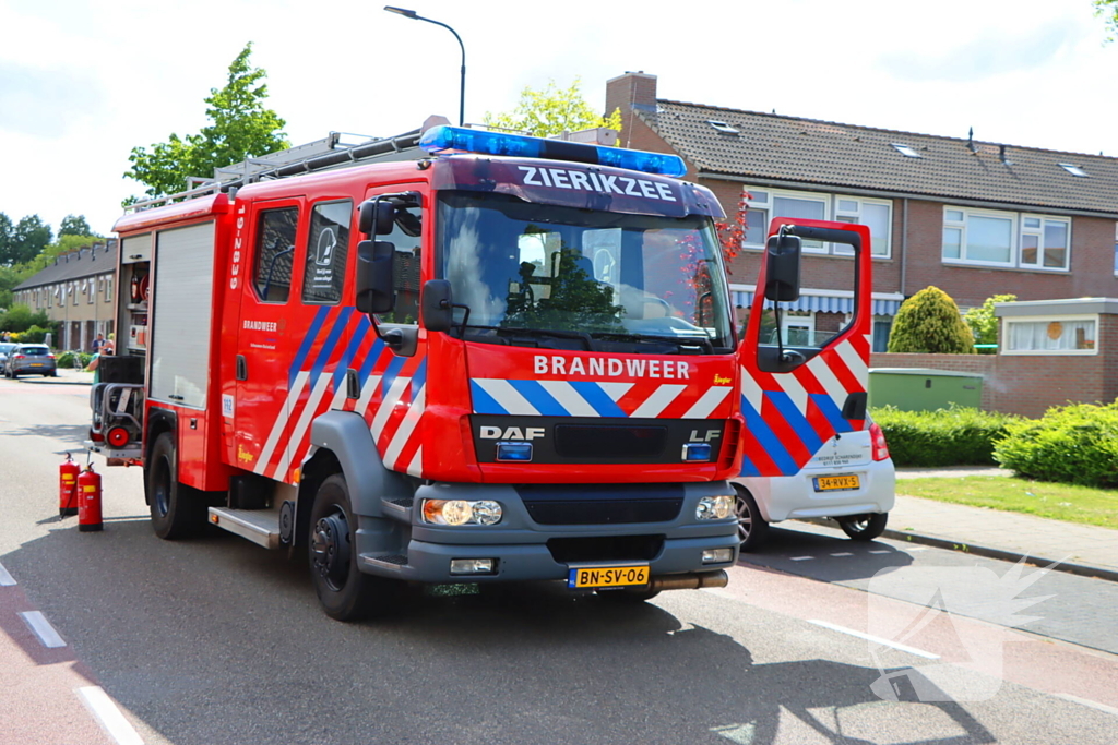 Brandweer ingezet voor brand in electriciteits huisje