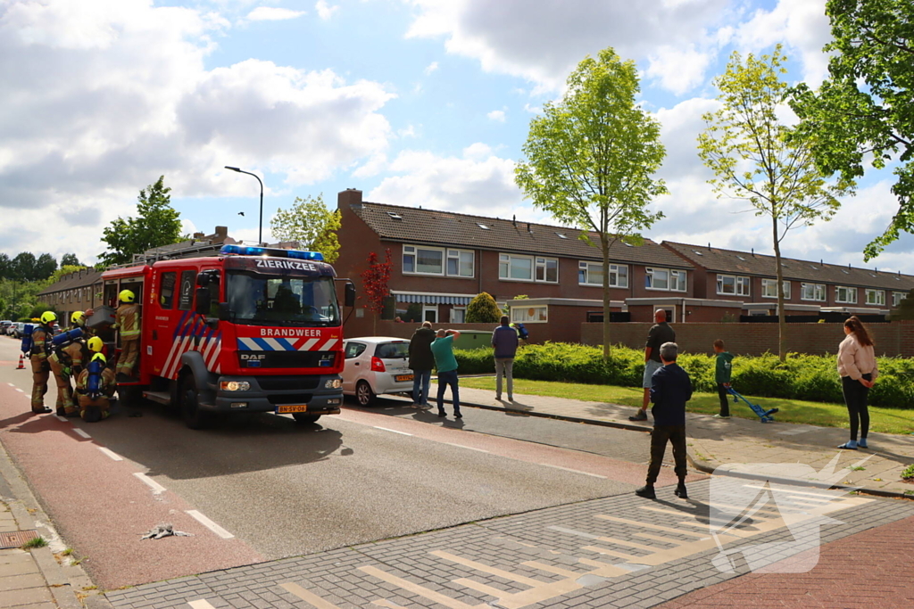 Brandweer ingezet voor brand in electriciteits huisje