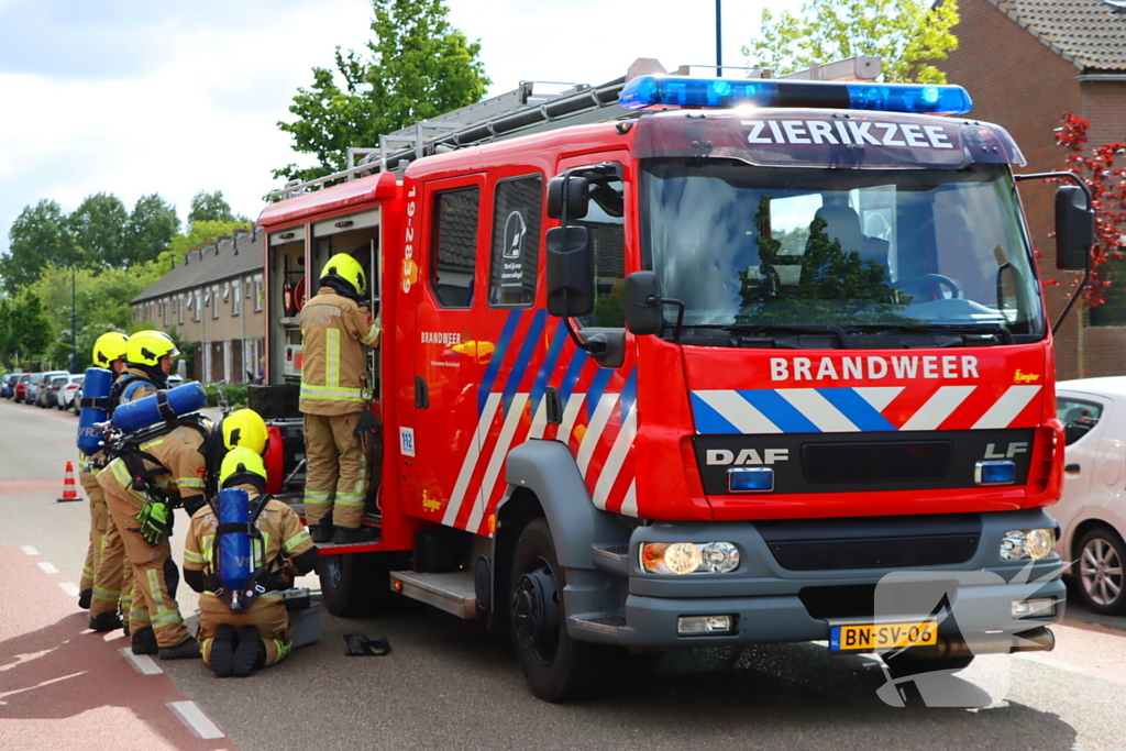 Brandweer ingezet voor brand in electriciteits huisje