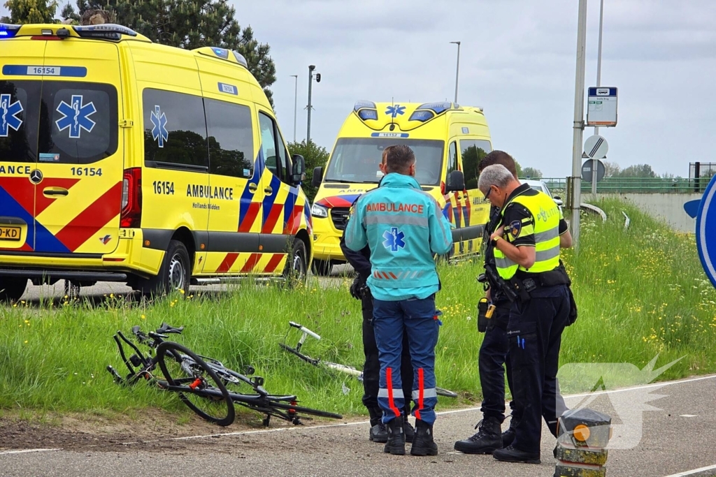 Wielrenner zwaargewond bij ongeval
