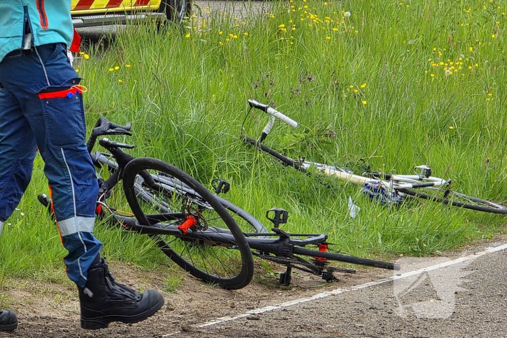 Wielrenner zwaargewond bij ongeval