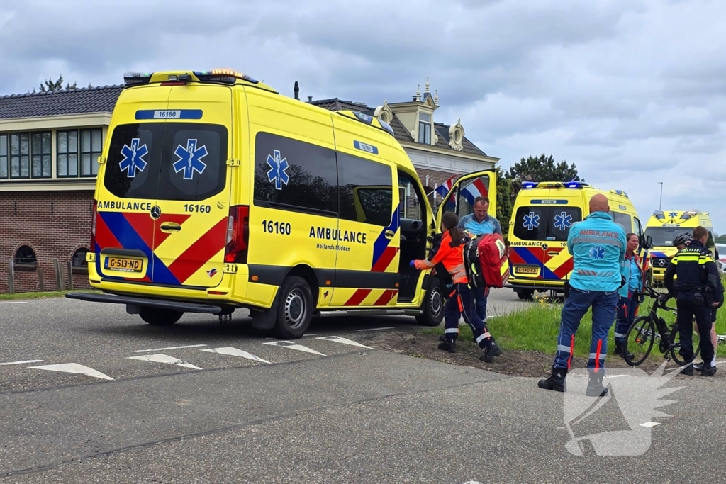 Wielrenner zwaargewond bij ongeval