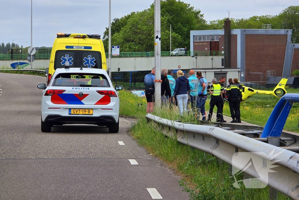 Wielrenner zwaargewond bij ongeval