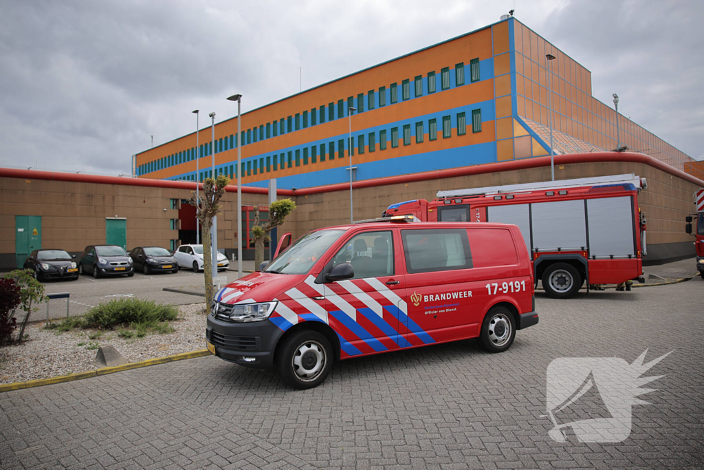 Brand in cel gevangenis de Schie