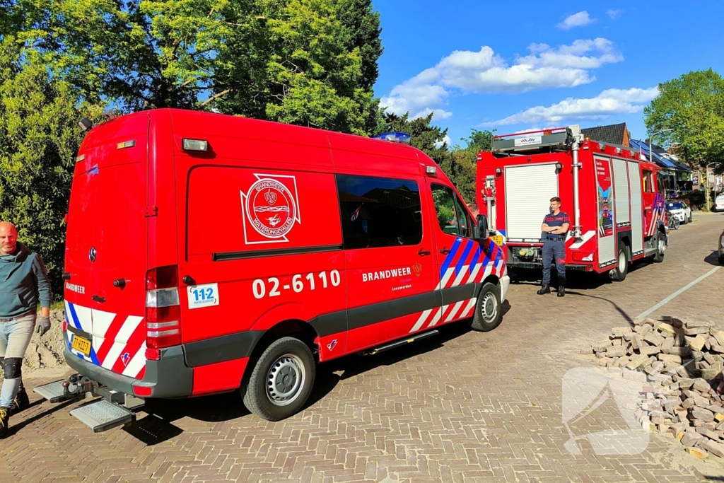Buitenbrand snel onder controle