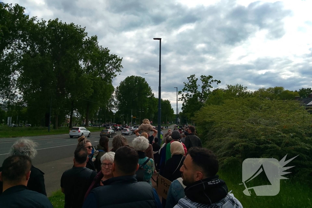 Pro Palestina demonstratie