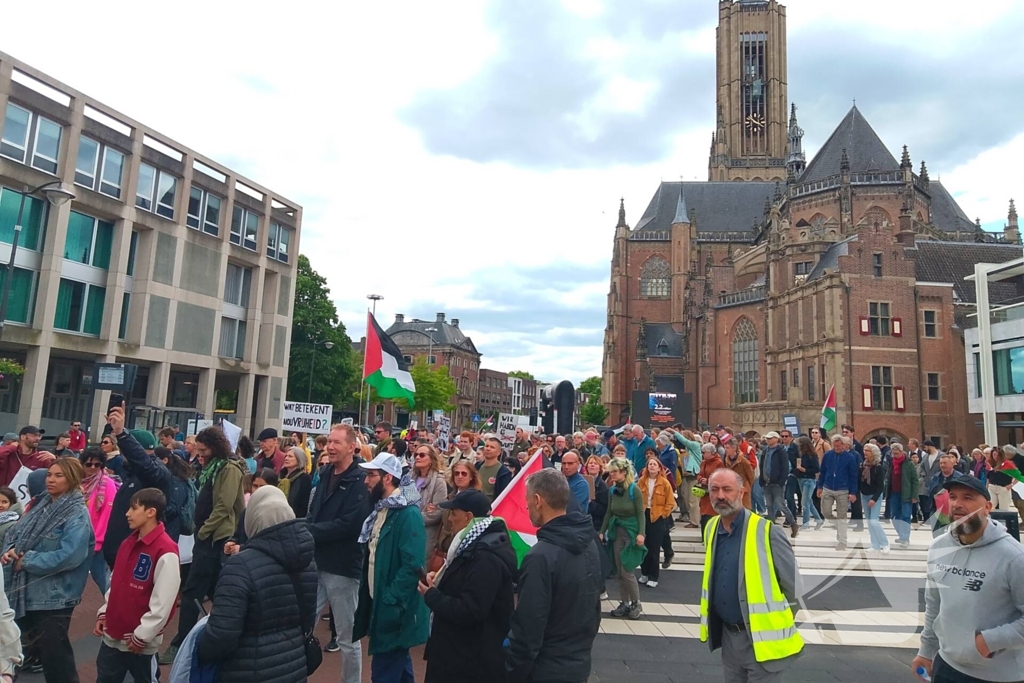 Pro Palestina demonstratie