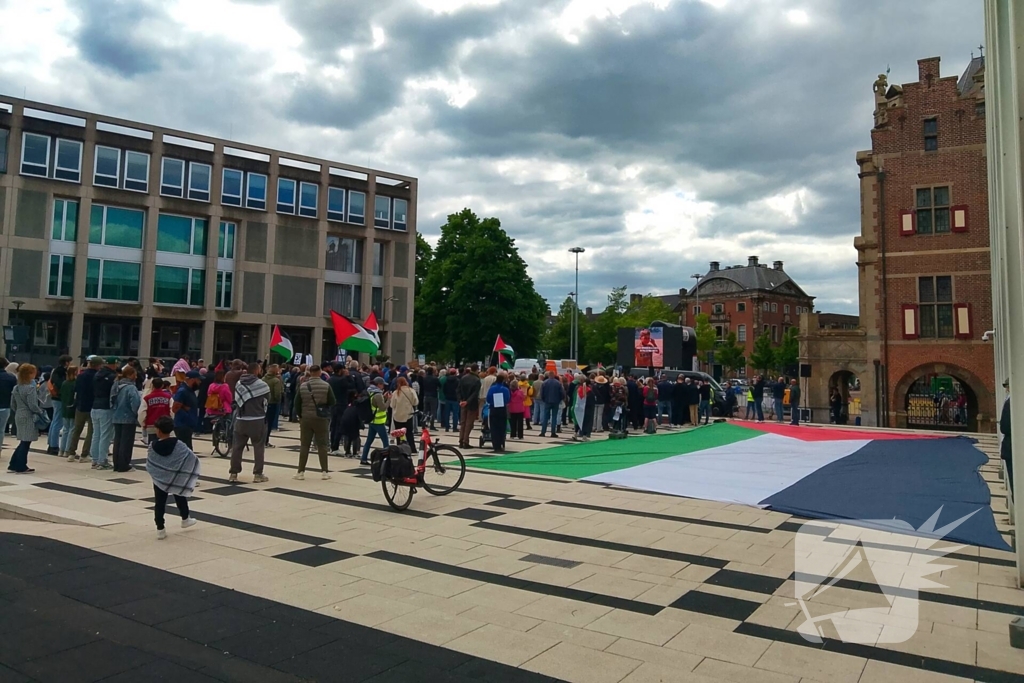 Pro Palestina demonstratie