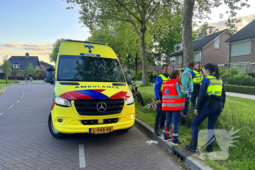 5-jarig kind gewond na val met fiets