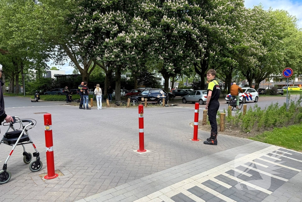 Ongeval met scooterrijder en automobilist