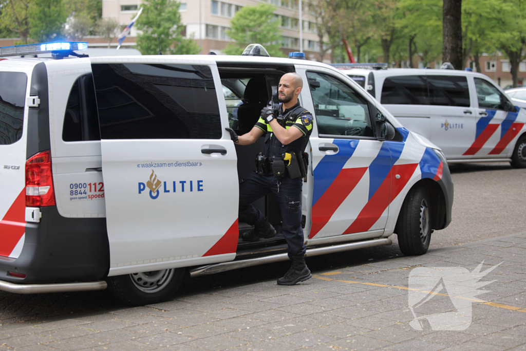 Gewonde bij melding steekincident, verdachte aangehouden