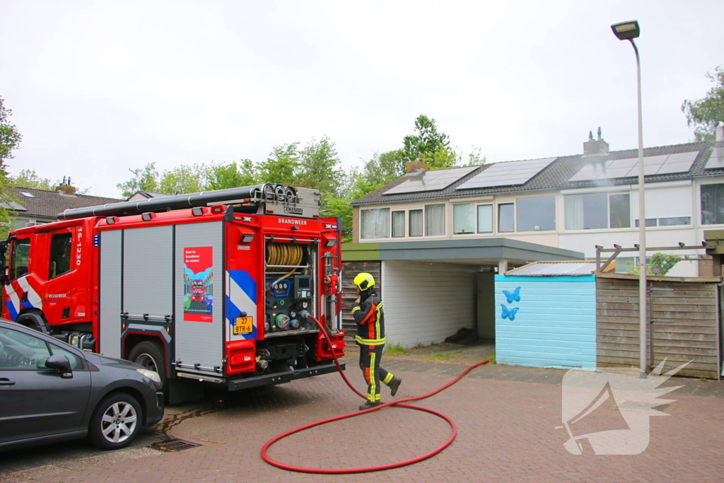 Brand in woning snel onder controle