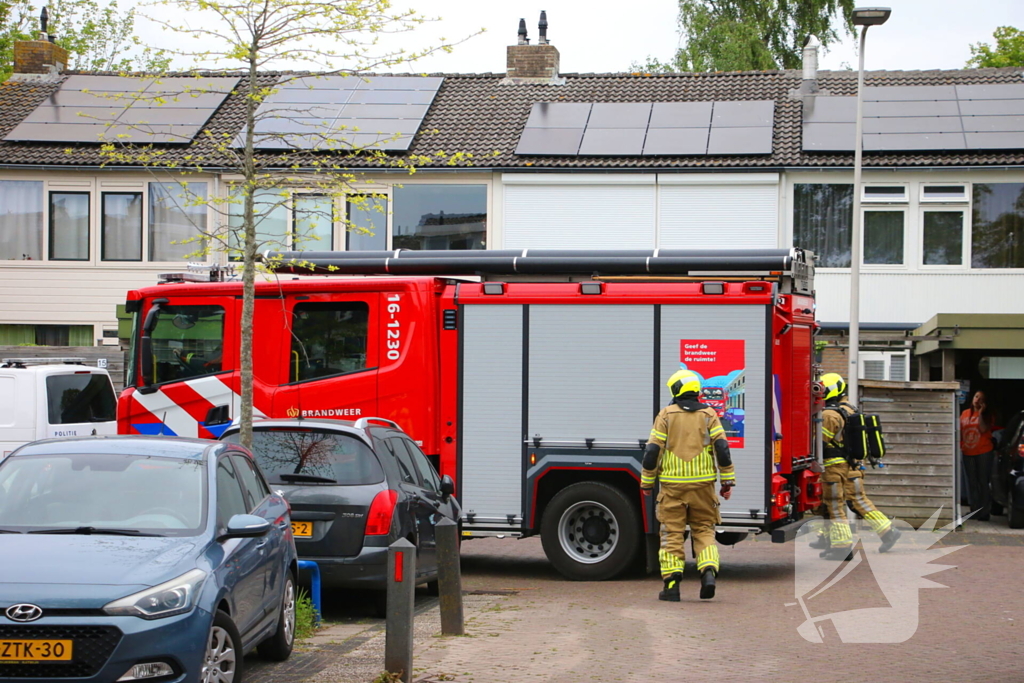Brand in woning snel onder controle