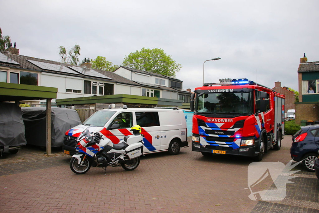 Brand in woning snel onder controle