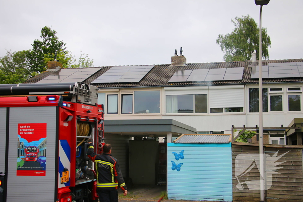 Brand in woning snel onder controle