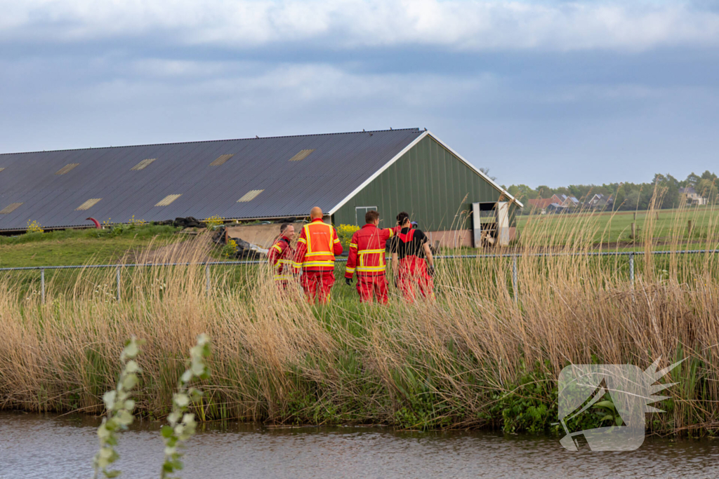 Brandweer ingezet voor hond te water