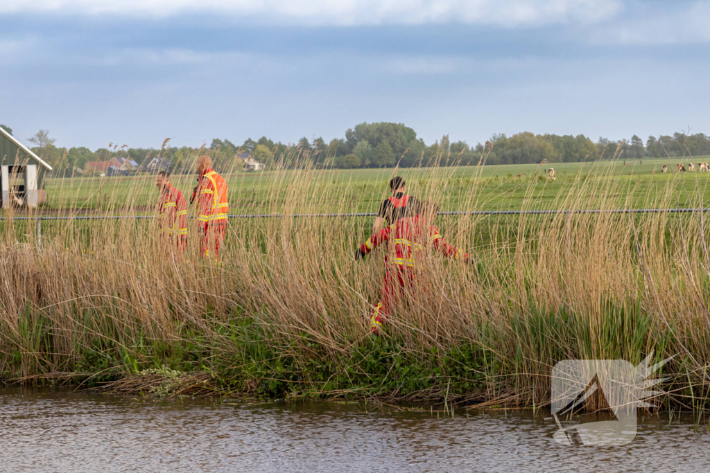 Brandweer ingezet voor hond te water