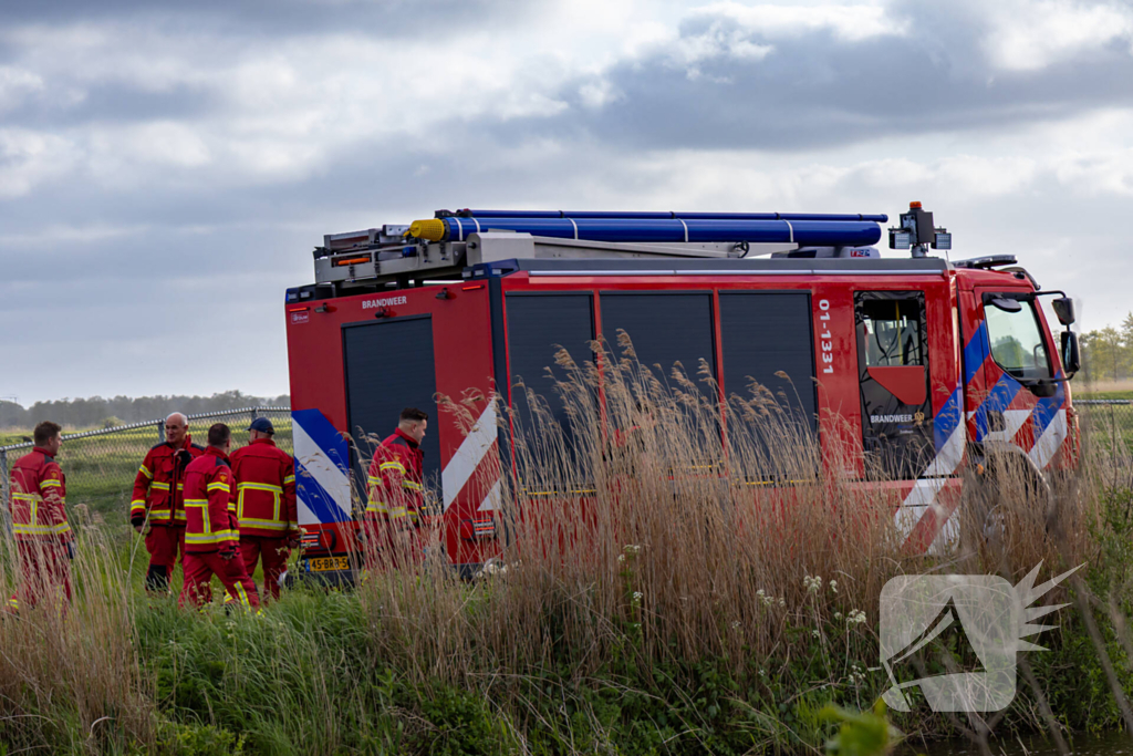 Brandweer ingezet voor hond te water