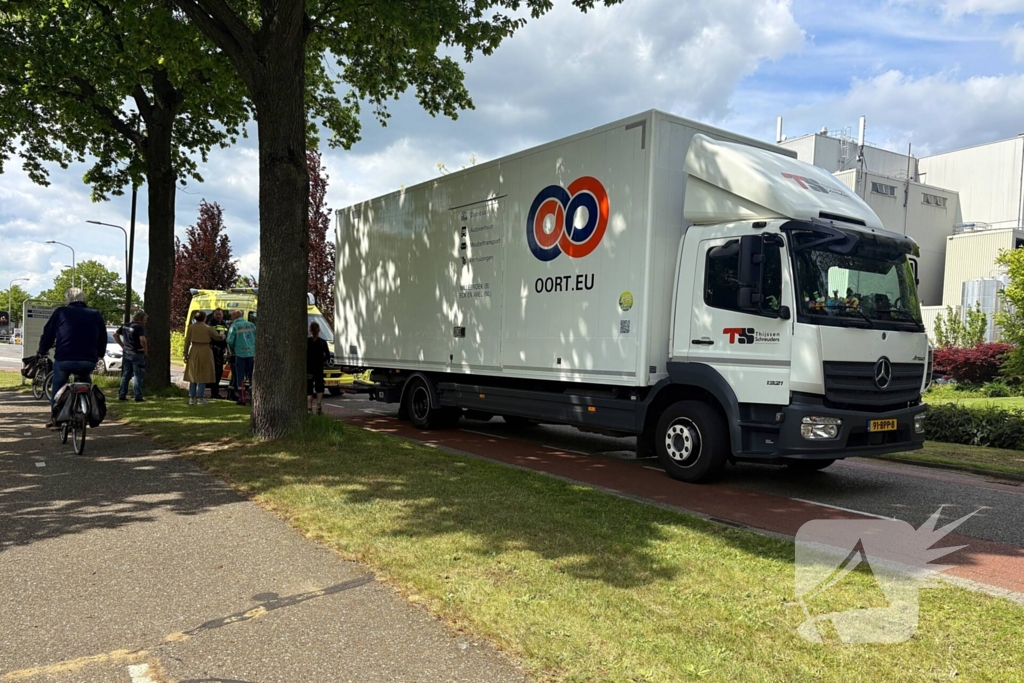 Vrouw gewond na fietsongeval