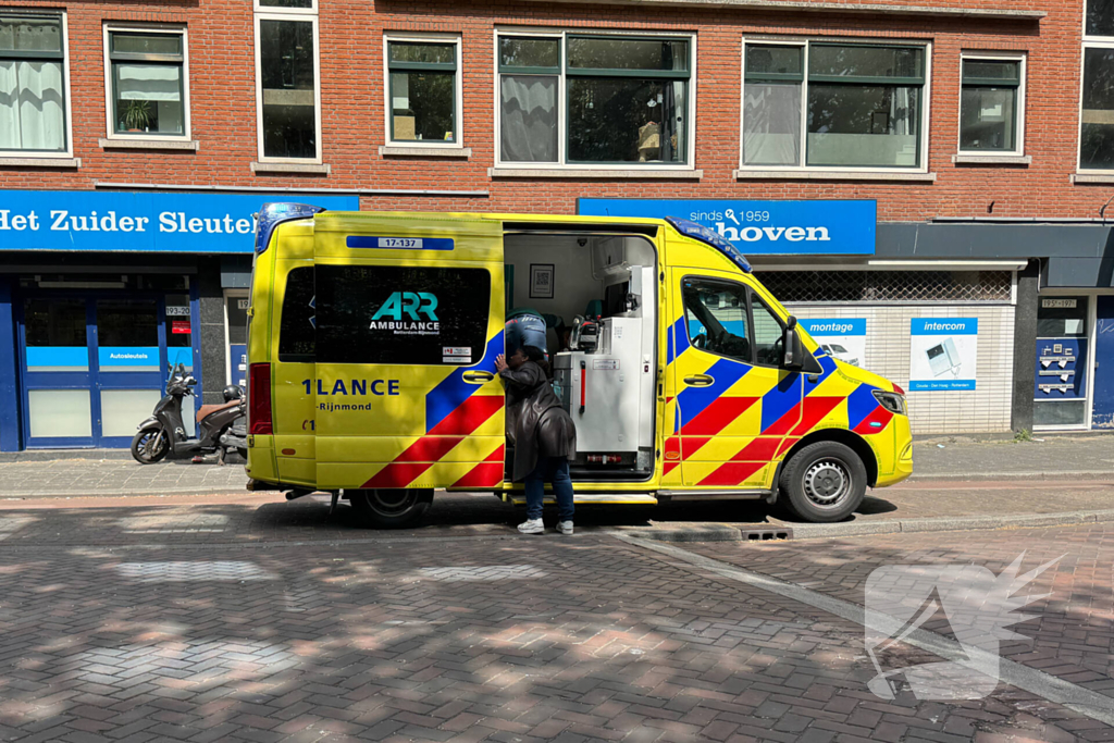 Scooter met vrouw en kind aangereden