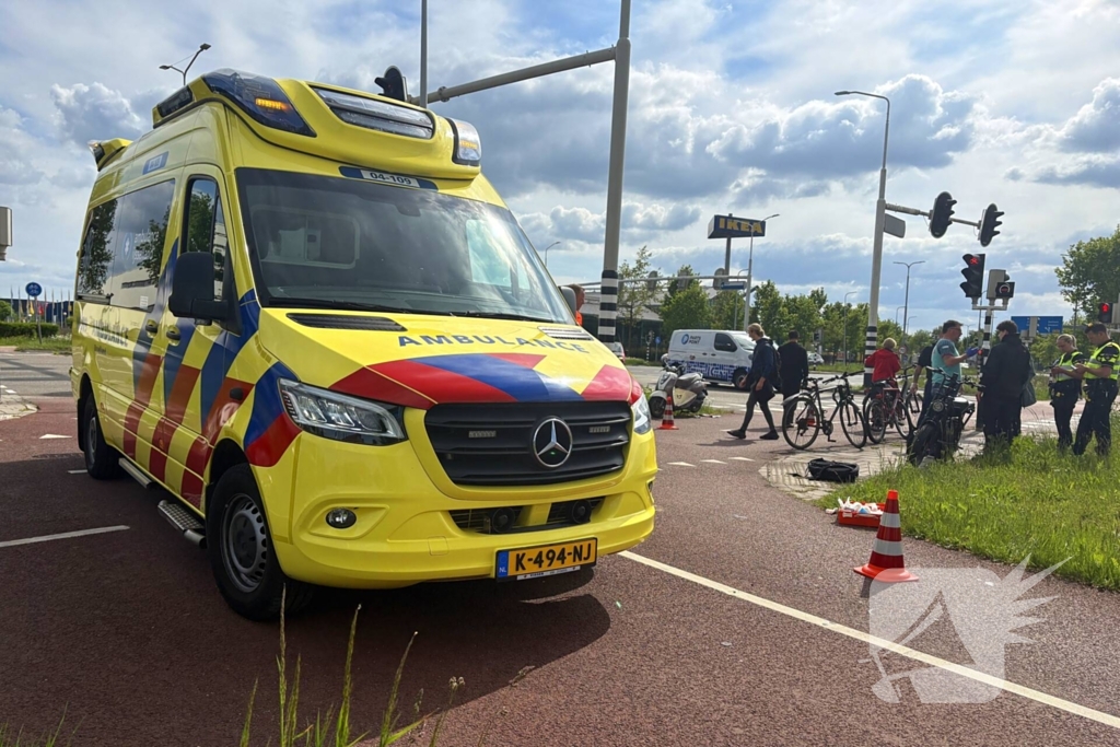 Ongeval op fietspad veroorzaakt verwondingen