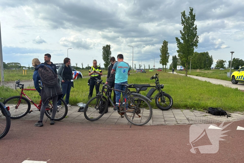Ongeval op fietspad veroorzaakt verwondingen