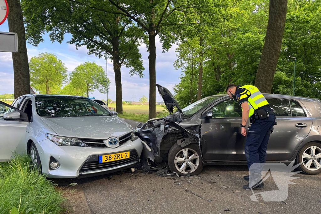 Gewonde na frontale botsing