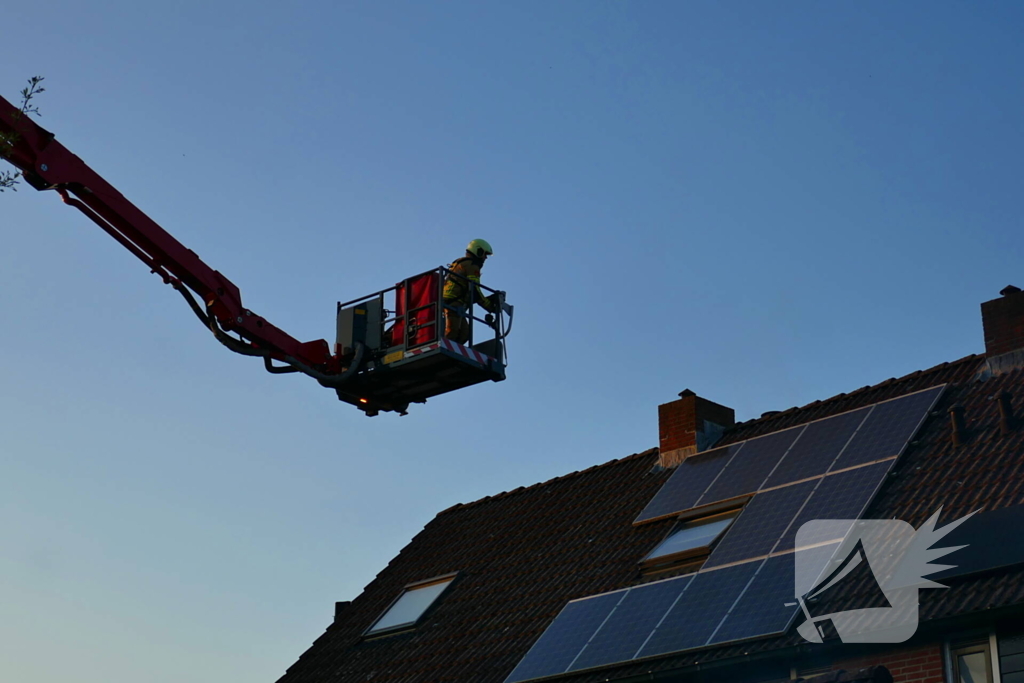 Brandweer ingezet voor schoorsteenbrand