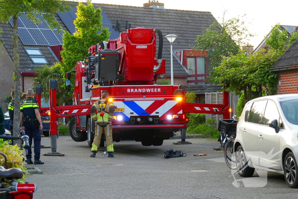 Brandweer ingezet voor schoorsteenbrand