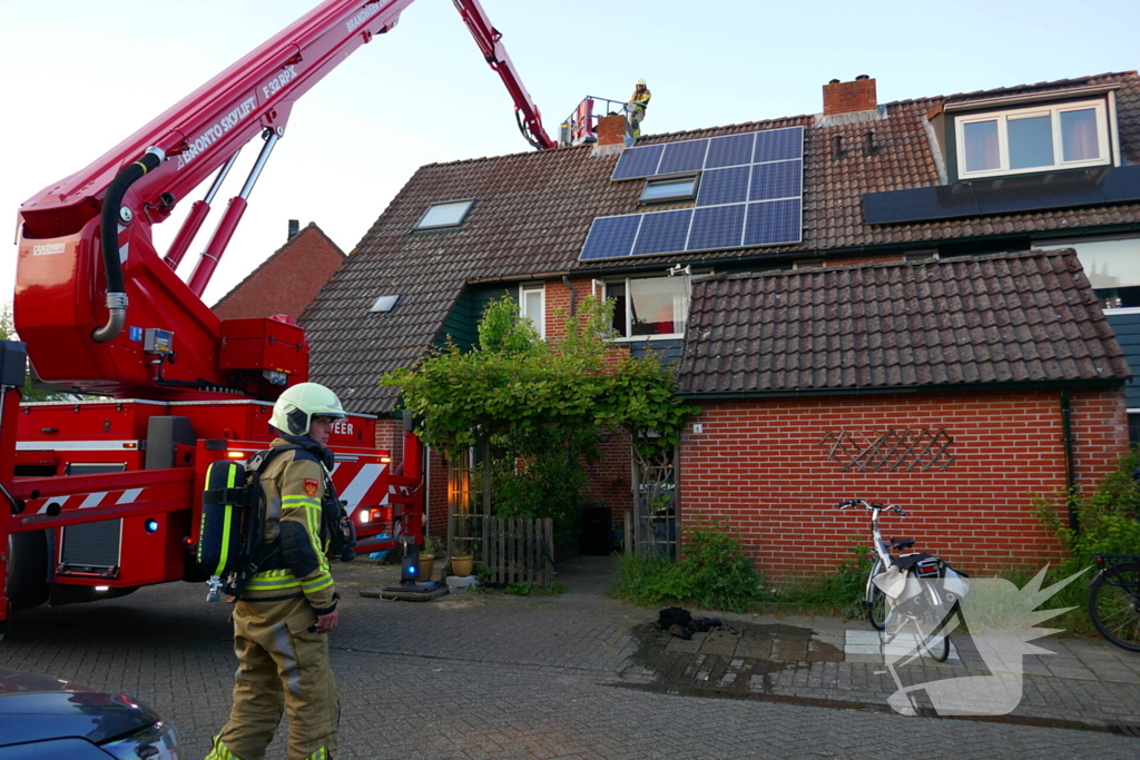 Brandweer ingezet voor schoorsteenbrand