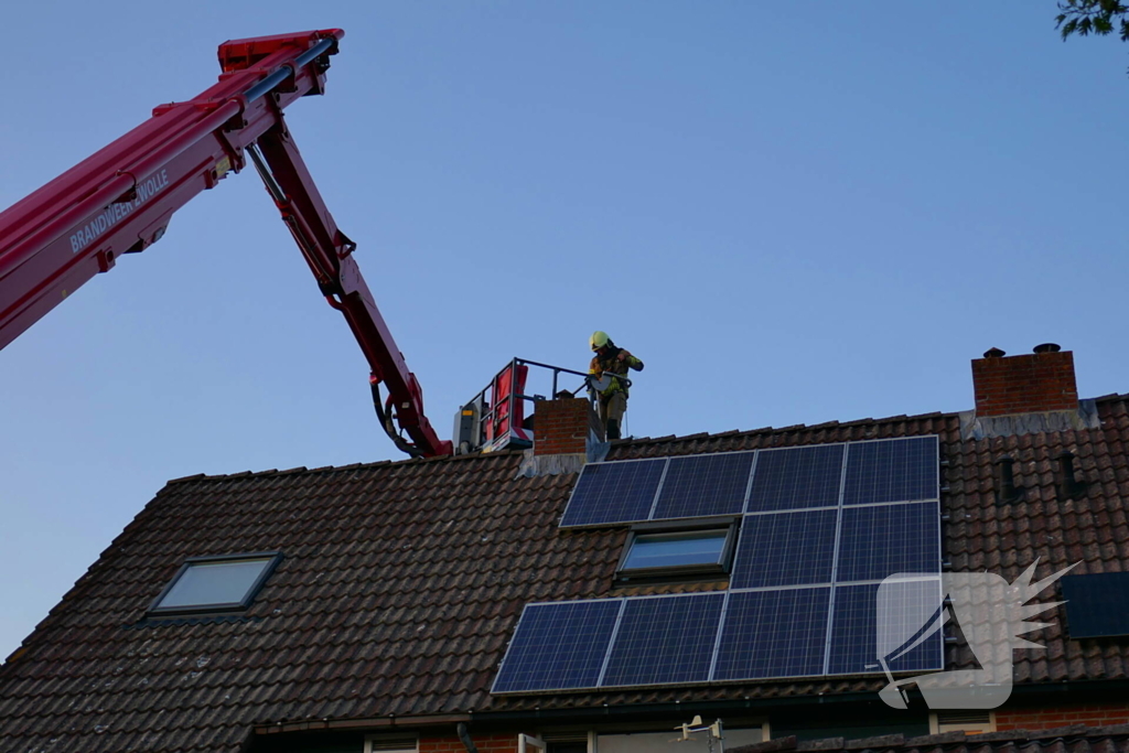 Brandweer ingezet voor schoorsteenbrand