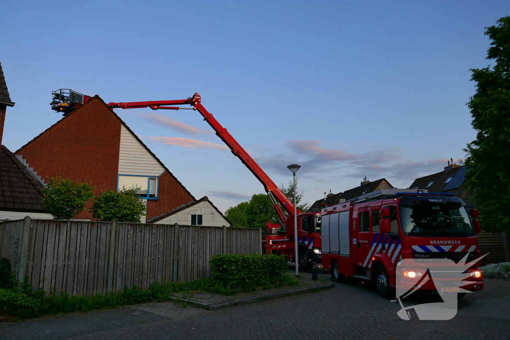 Brandweer ingezet voor schoorsteenbrand